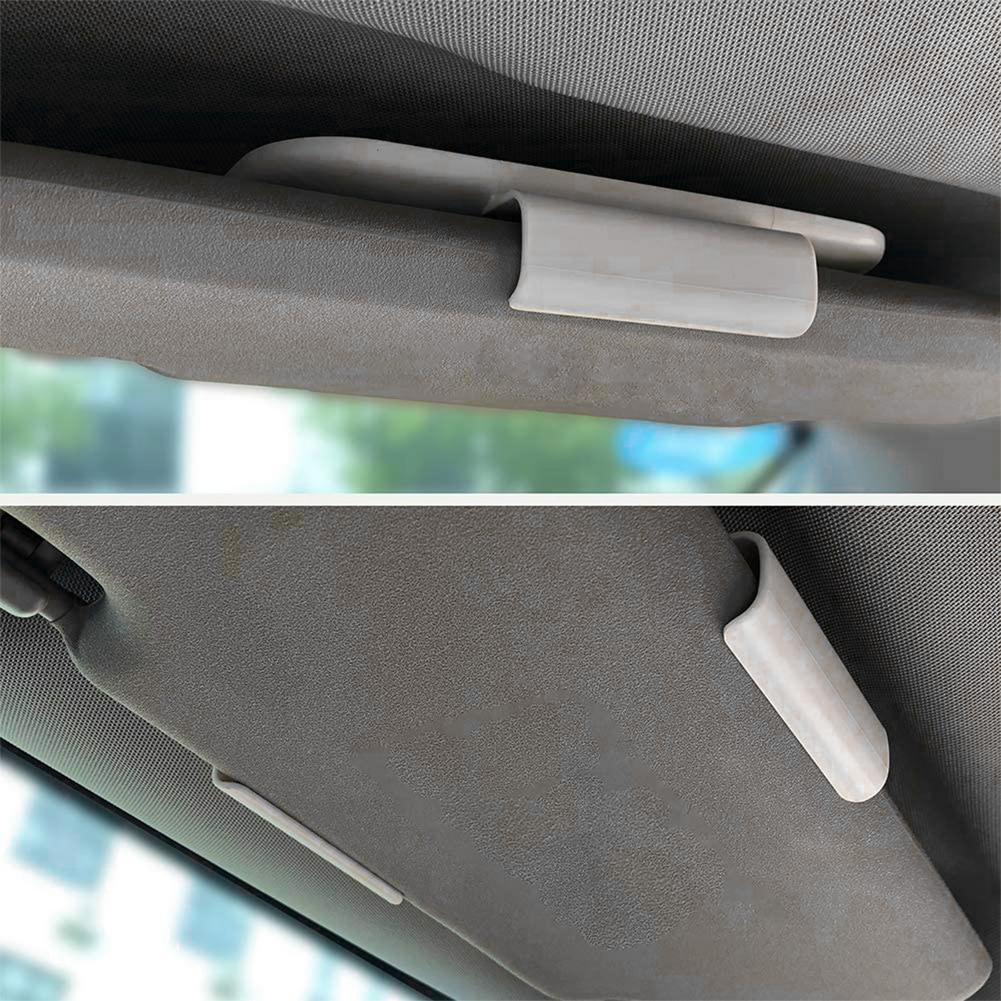 Espelho de vidro prata-chapeado da viseira do sol do carro com espelho retrovisor da composição da bateria de 400mah com espelho universal do carro do bebê da luz do diodo emissor de luz