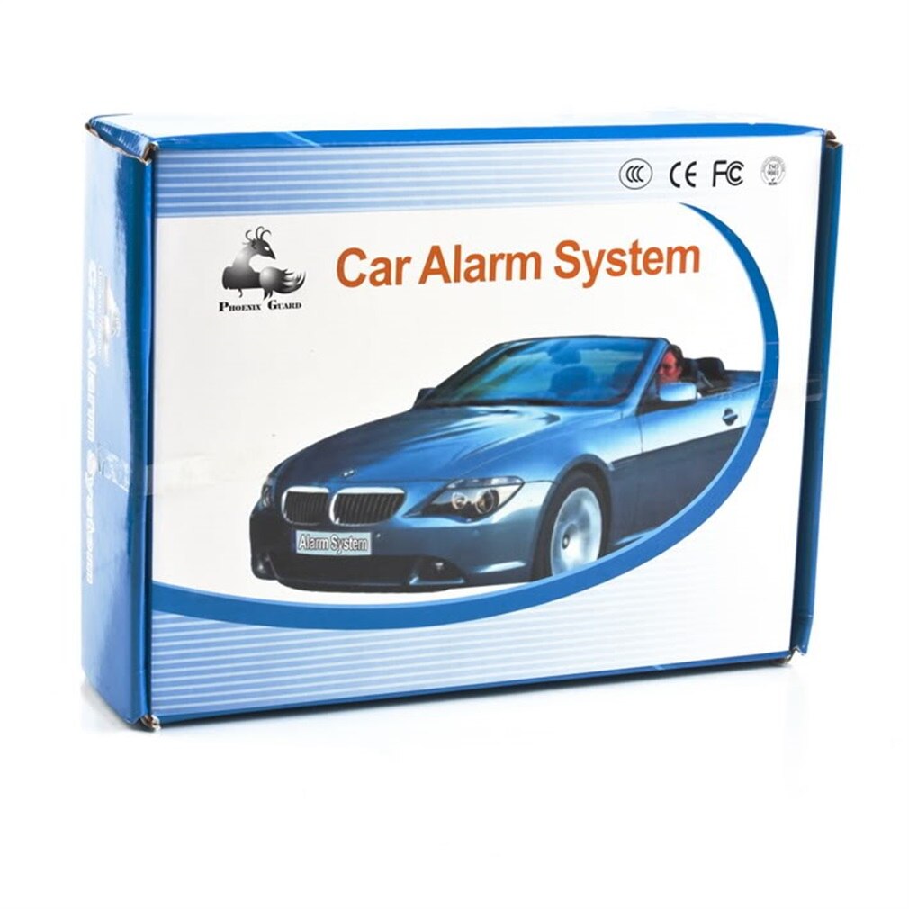 Vehicle Security Car Alarm System With Two 4-Button Transmitters Exquisitely Durable Gorgeous