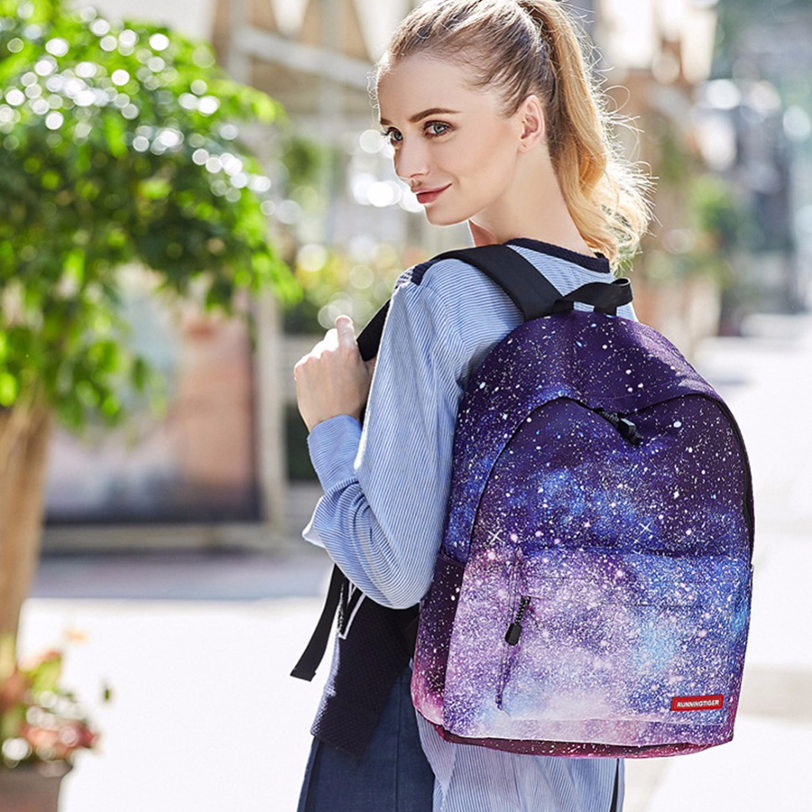 Multicolor Rucksack Stilvolle Galaxy Bookbags Star Universe Raum Schule Taschen Für Teenager Harajuku Frauen Rucksack Laptop Neue