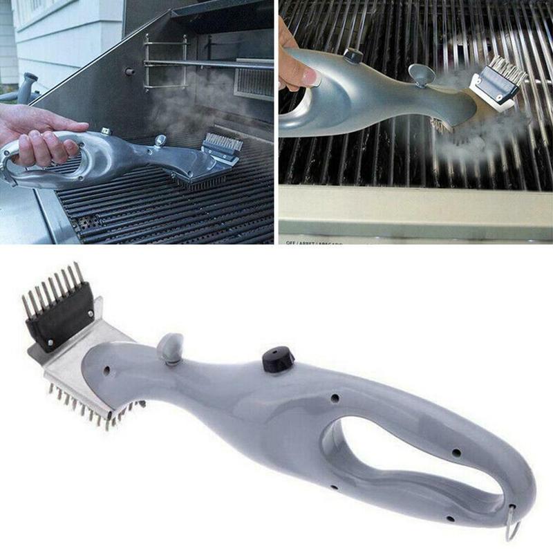 Barbecue roestvrij staal bbq reinigingsborstel churrasco buitengrillreiniger met stoomkracht bbq accessoires kookgereedschap
