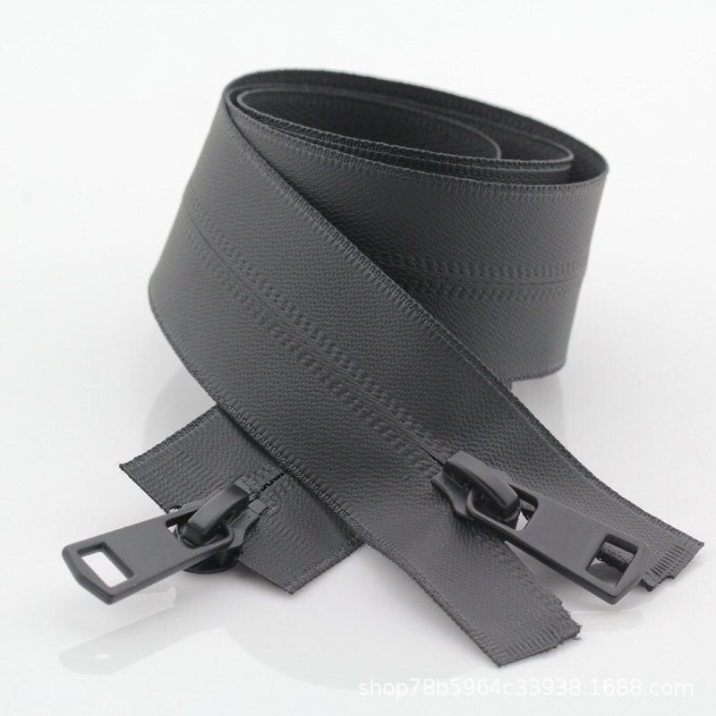 2pcs Meetee 5# Nylon Invisible Zipper Waterproof Zippers for Sewing Jacket Bags Suitcases Open-end Zips Sew DIY Repair Accessory: 70cm