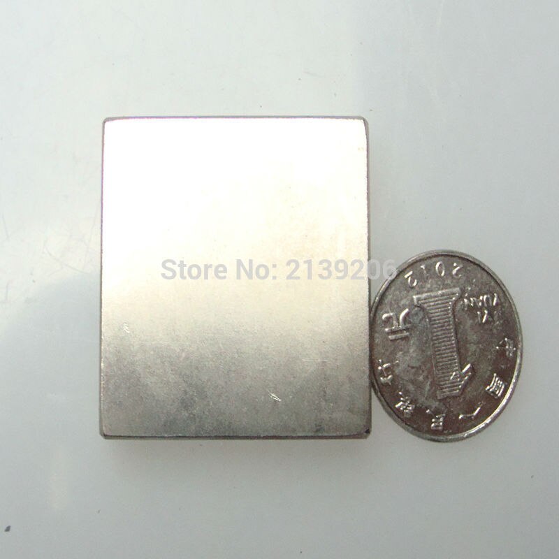 1Pcs 50*50*30Mm Extreem Sterke Power Gesinterde Neodymium Ndfeb Permanente Zeldzame Aarde Magneet Fasterners