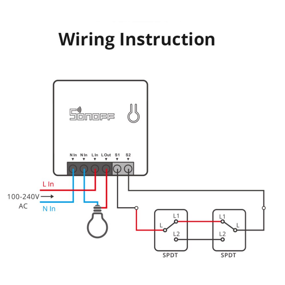 Sonoff Mini Diy Interruptor Wifi Switch Remote Control Timer Voice Two Way Wifi Switch Smart Home for Alexa Google Home Mini