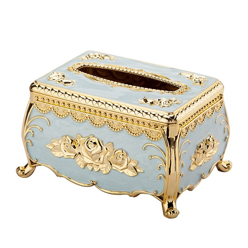 Europese Stijl Acryl Tissue Box Luxe Ktv Hotel Tissue Doos Tissue Rek Bureau Accessoires Home Office Bar Desktop Tissue: B
