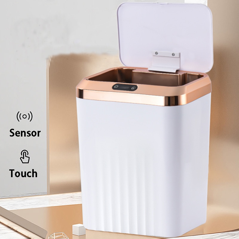 Smart Sensor Prullenbak Elektronische Automatische Vuilnisbak Afval Vuilnisbak Kan Vuilnis Opslag Emmer Voor Badkamer Wc Keuken