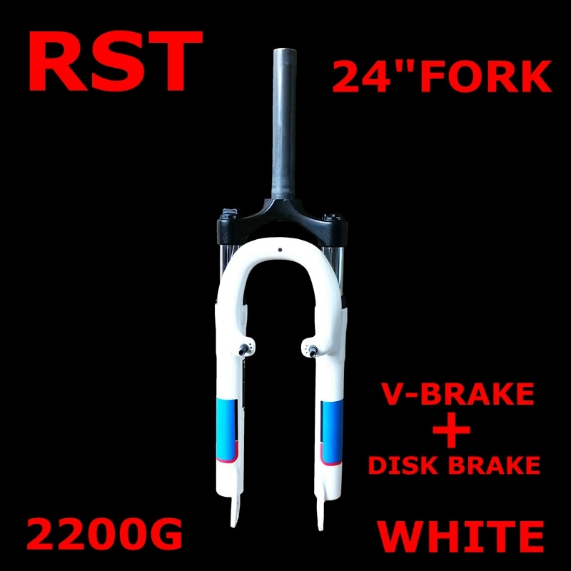 26/27.5/29 MTB Stijve Vork 1-1/8 Draadloos Recht Mountainbike Voorvork Schijfrem Snelspanner Voorvork Aluminiumlegering Harde Vorken QR 100mm (Color : Gray, Size : 26