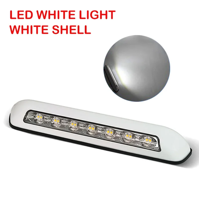 12v 8w 10 led husvagn led markis veranda ljus vattentät husvagn innervägglampor ljusramp skåpbil husbil släpvagn utvändig lampa: Grön