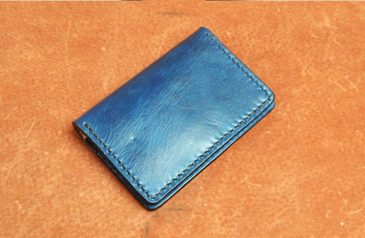 1set leather craft card holder wallet bag sewing pattern PVC template