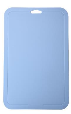 Tabla de cortar de plástico antideslizante, tapete bloque para picar frutas, suministro de cocina, tablas de cortar, herramienta de cocina lavable: Azul