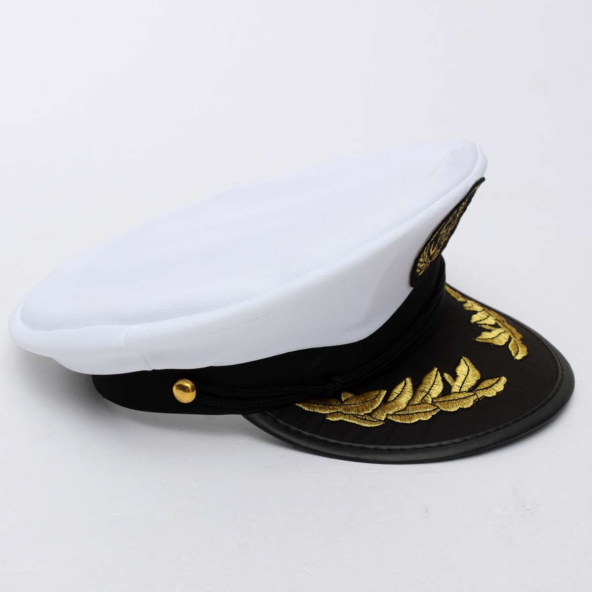 White Adult Yacht Boat Captain Hat Navy Cap Sailor Costume Party Dress Clothes Costume Party Cosplay Dress Sailor Hat