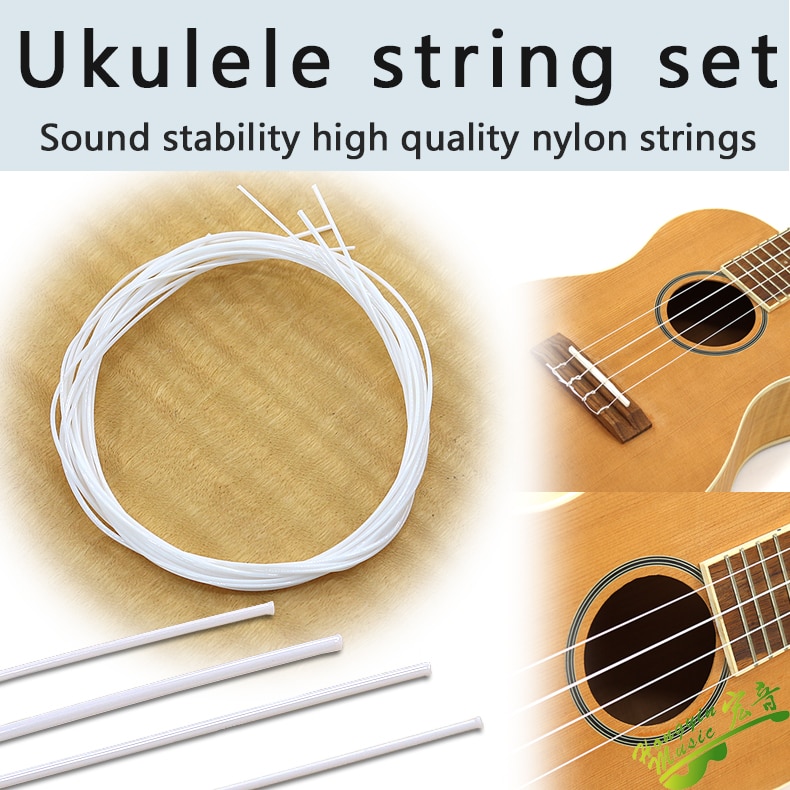 1 Set Ukulele String Gitaar Accessoires Ukulele String Gitaar Accessoires Materiaal Ukuli Accessoires