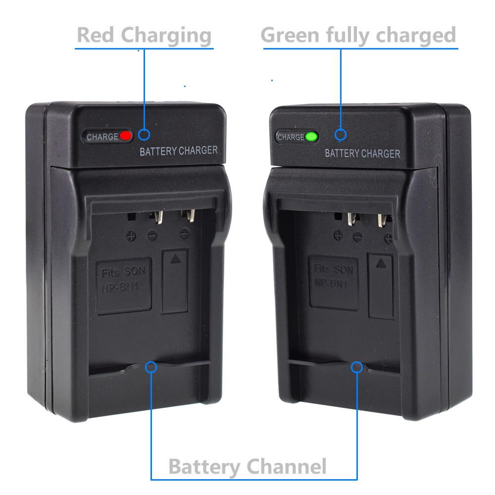 Camera Battery NP-BN1 - 800mAh Li-Ion - Rechargeable - for Sony Cyber-Shot QX WX T Series