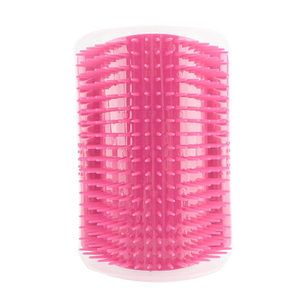 Katten Borstel Hoek Kat Kam Massage Self Groomer Borstel Kat Wrijft Het Gezicht Met Een Kriebelend Kam Kat Huisdier producten Voor Katten Borstel: pink