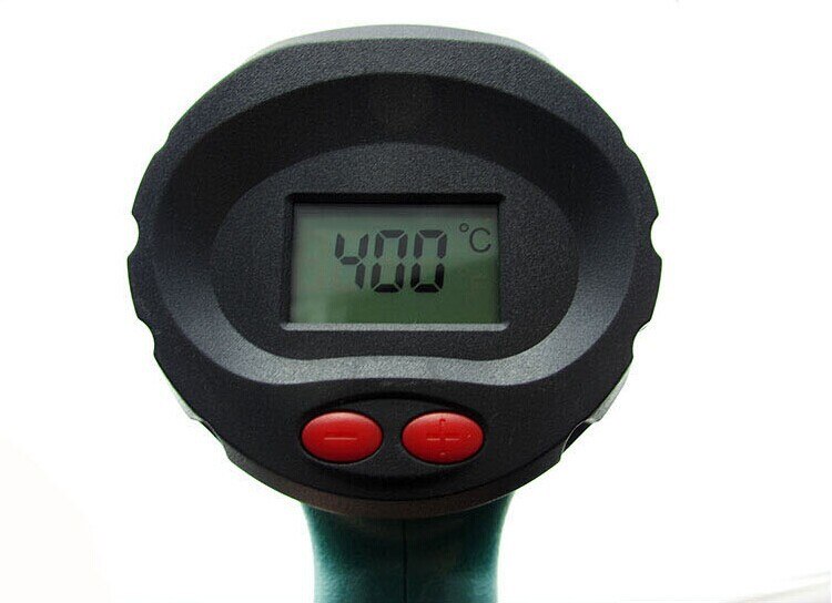 Digital LCD Display 220V 1600W Handheld Portable Air Gun Temperature Adjustable Heat Gun Air Blower Thermostat heat gun
