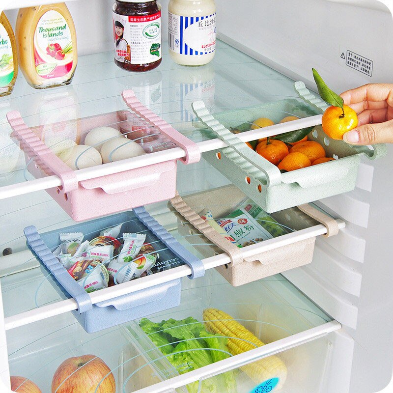 Kitchen Article Storage Shelf Refrigerator Drawer Shelf Plate Layer Plate Layer Storage Rack Kitchen Organizer Product
