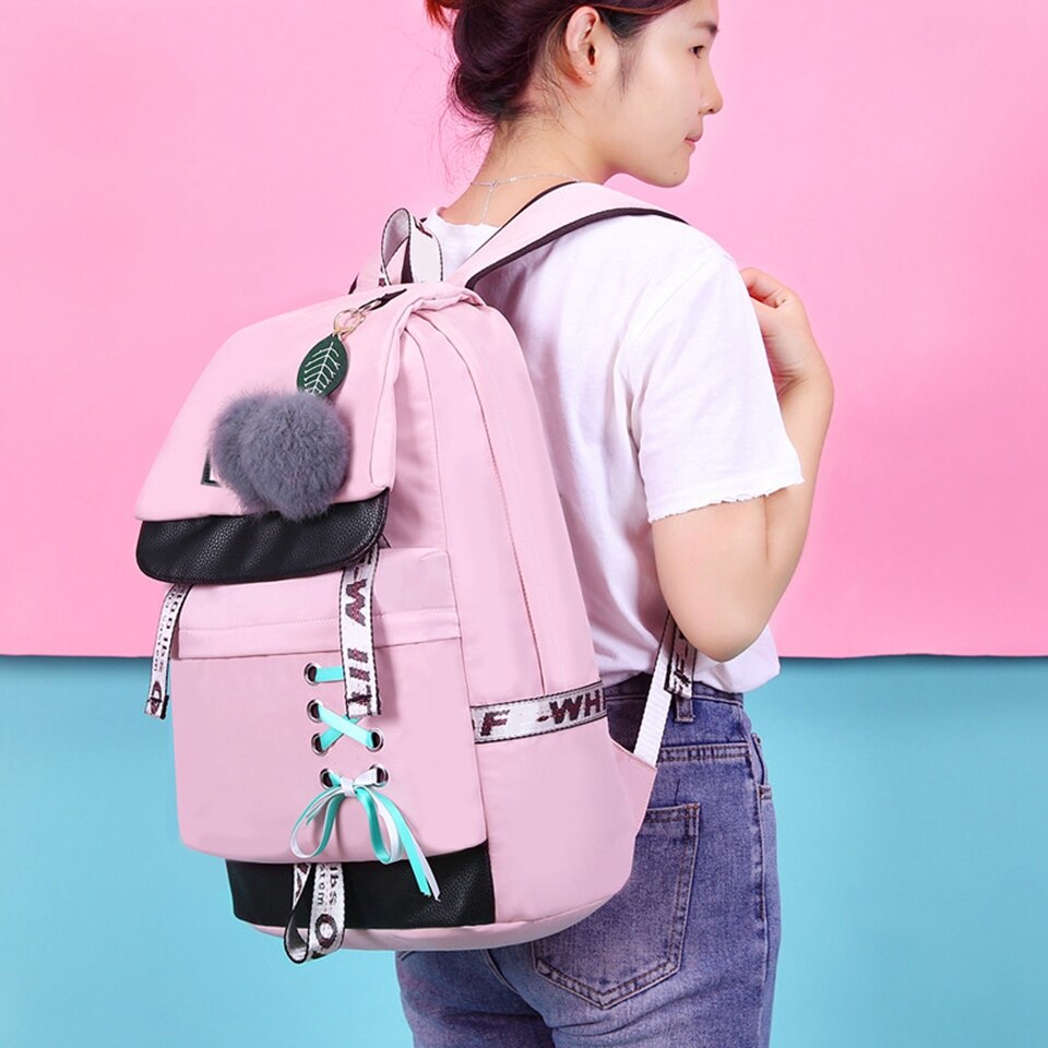 Rucksack für Mädchen freundlicher Schul freundlicher Bookbag Frauen lässig Daypack