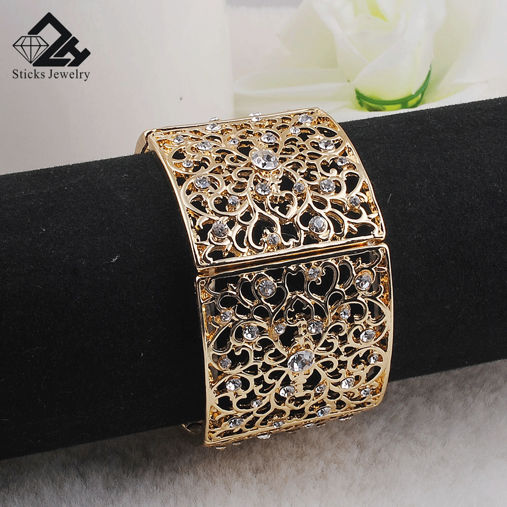 Charm Black Drip Stretch Geometrische Vormen Armband