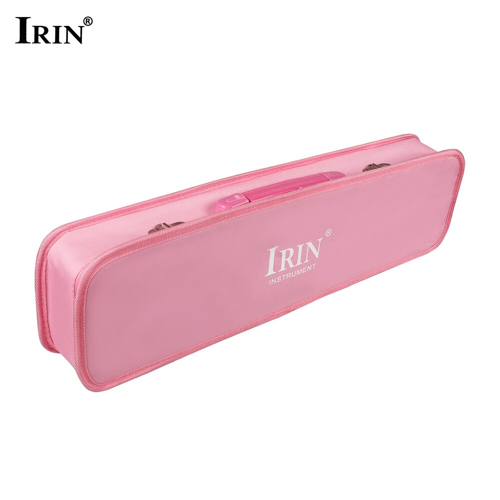 IRIN I-37R 37-Key Melodica Carrying Case Piano Style Mouth Organ Instrument Traval Bag with Shoulder Strap Handle: Pink