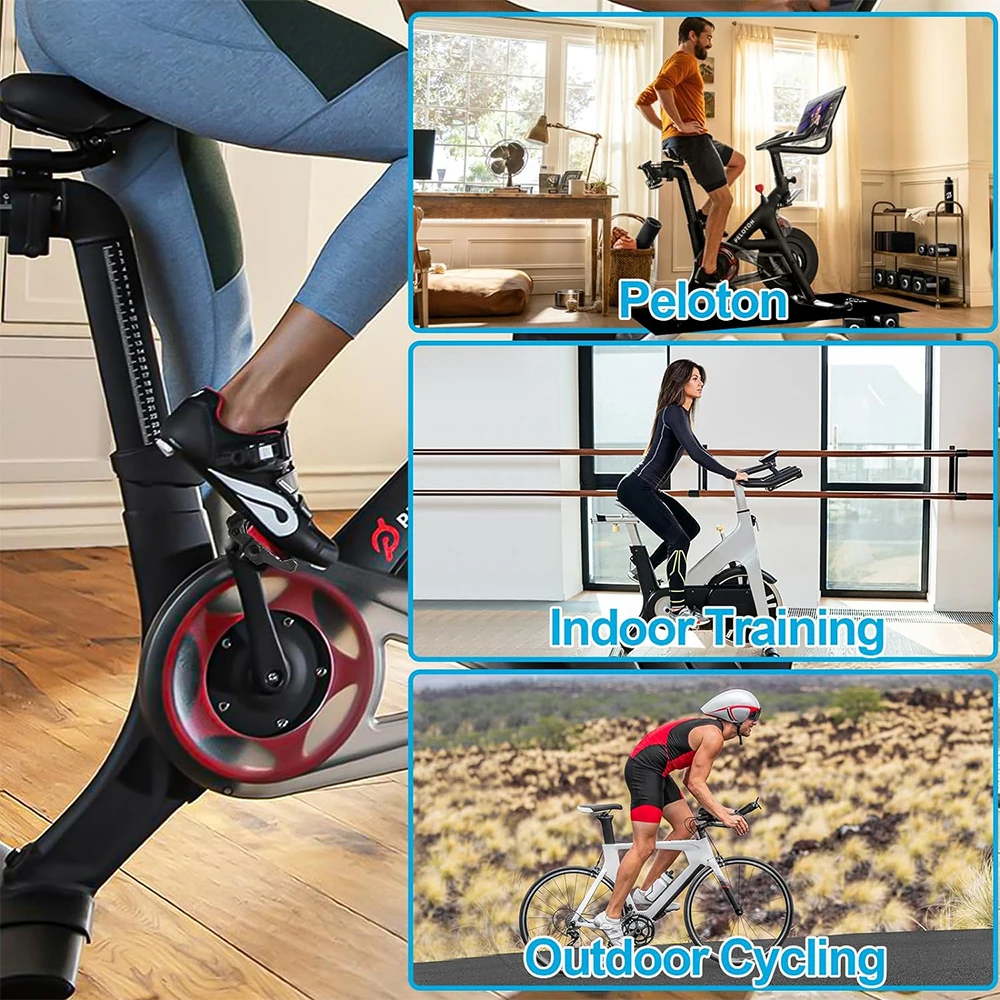BUCKLOS para SPD/LOOK DELTA Pedal de bicicleta de doble función Pedal de bloqueo automático pedales de bicicleta de montaña de carretera con tacos de bicicleta