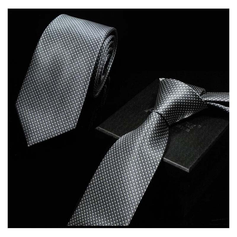 MEN ADULT Neckties Color Ties Neck Tie 7cm Tie Solid Accessories Cravat Wedding Business AA134: 13404 Grey