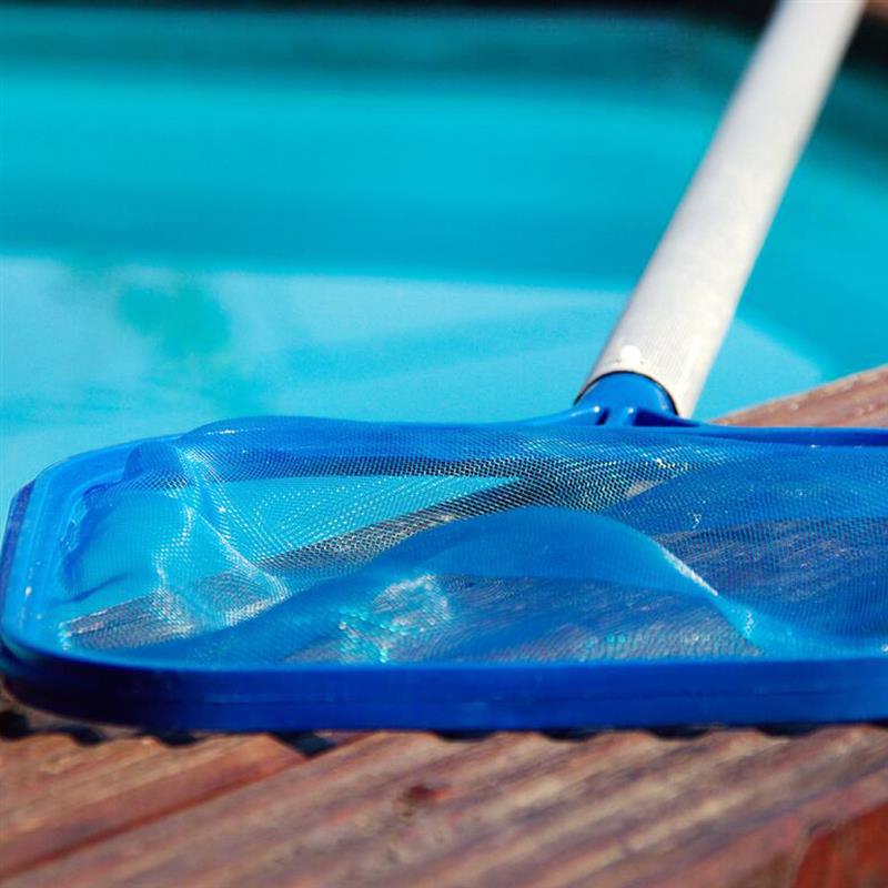Red de limpieza de piscinas, bolsa atrapamoscas de hojas, Skimmer de limpieza de piscinas, limpiadores de malla de plástico, accesorios para piscinas