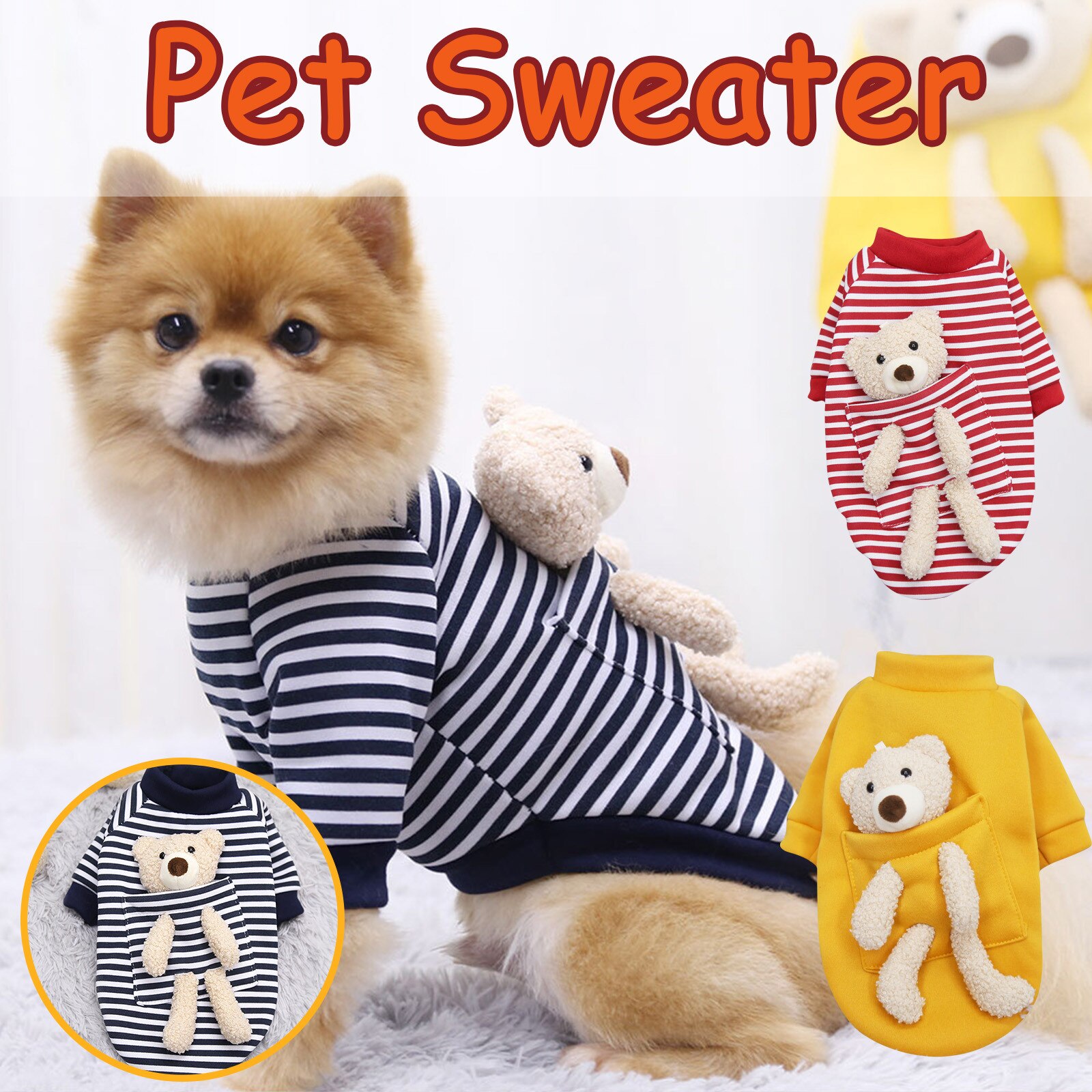 Pet Dog Cloth Dog Winterwinter Warm Pet Dog Clothes Soft Cotton Four-legs Hoodies Outfit For Small Dogs Clothing