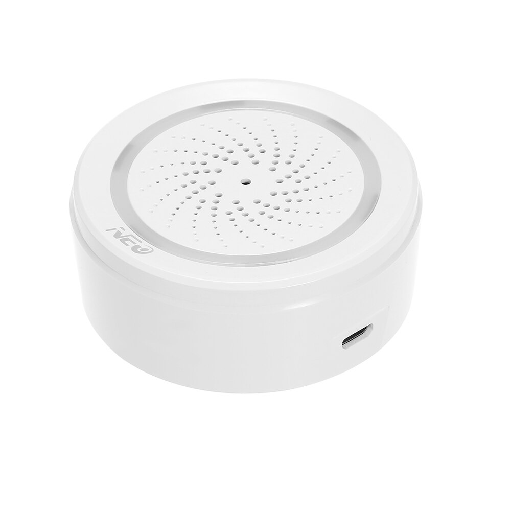 NEO Wifi Siren Alarm Sensor Smart Alarm Siren Home Security System Tuya Smart Life APP For Alexa Google Home Voice Control