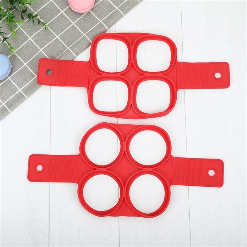 Eggkokere pannekaker maker mold egg shaper omelett nonstick matlagingsverktøy pan flip egg ring mold kjøkkenutstyr tilbehør