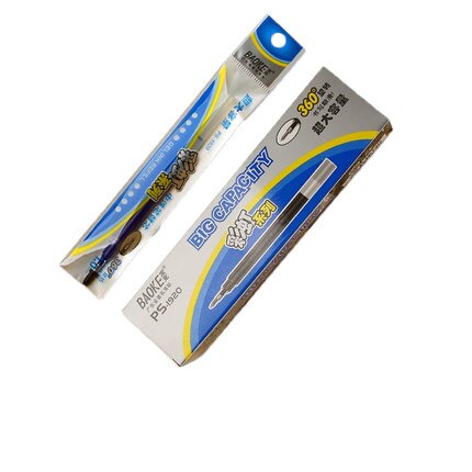 12 pièces BAOKE 0.5mm/0.7mm/1.0mm Gel givré stylo école stylo recharge haute capacité noir Gel encre stylos fournitures scolaires de bureau: 12X1.0mm BlackRefill