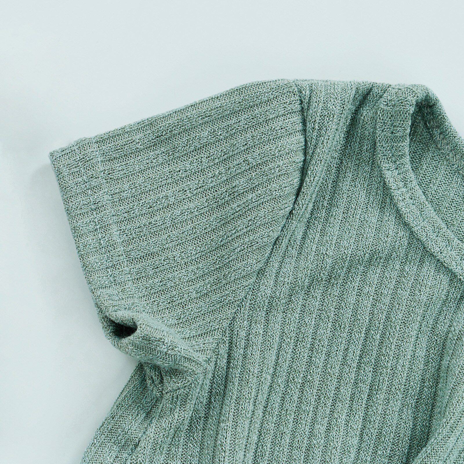 Kids Twee Stukken/Set T-shirts, blauw En Paars Ronde Hals Effen Kleur Korte Mouwen Voor Baby Jongens Meisjes