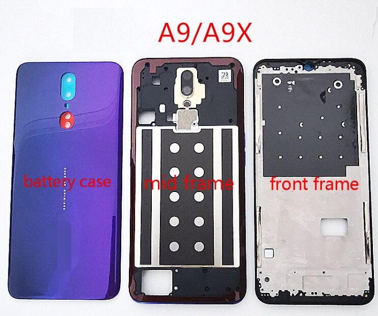 Oppo  a9 akkukotelon kotelo  a9 takakansi keskikehys eturunko yhden sarjan vaihto
