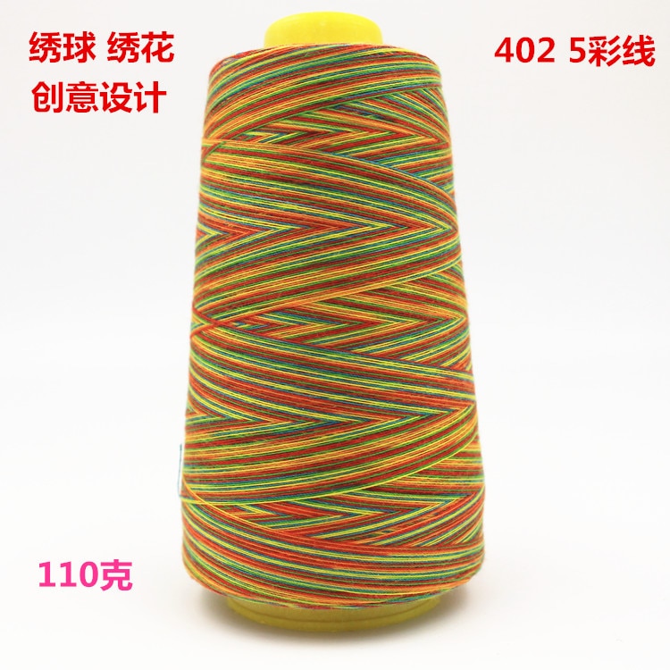 Multicolor hilo de coser de poliéster industrial máquina de coser suministros: B