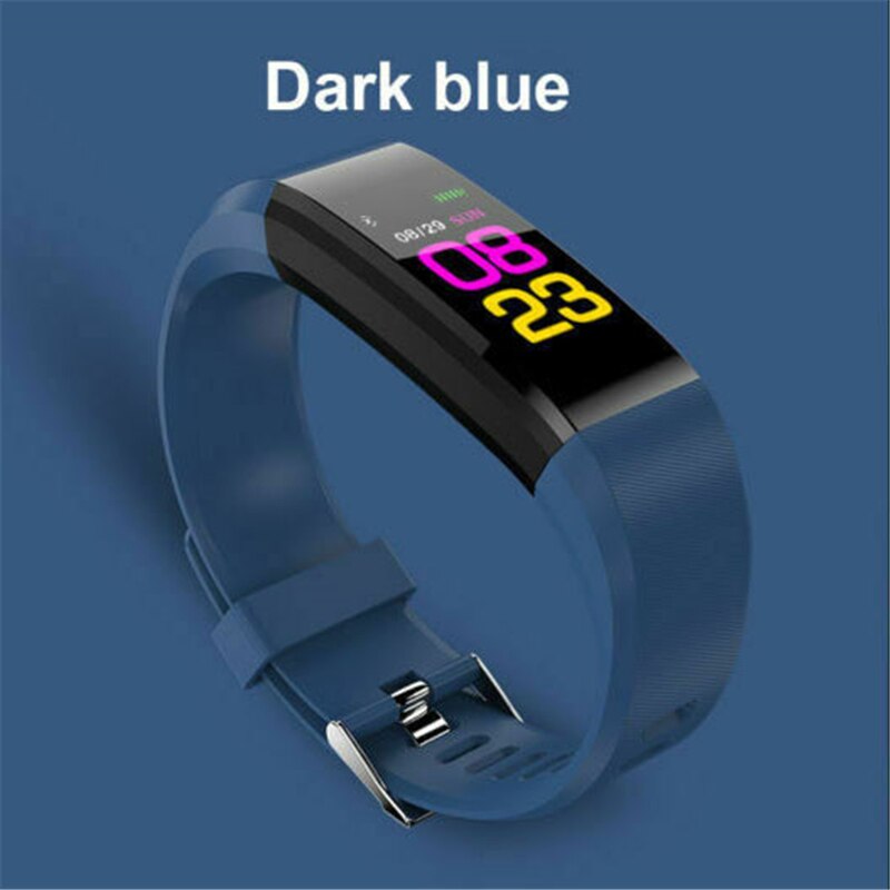 Sport Pedometer Smart Armband ID115 Plus Uhr OLED Bildschirm Fitness Rennen Gehen Tracker Herz Rate Pedometer Smart-Band