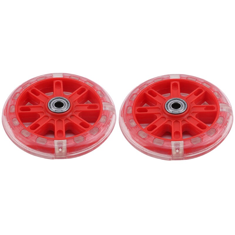 Children Kids Bicycle Bike Training Wheels Flash Stabilisers Safe For Cycling Balance Kids Learn Cycling Auxiliary wheel: red