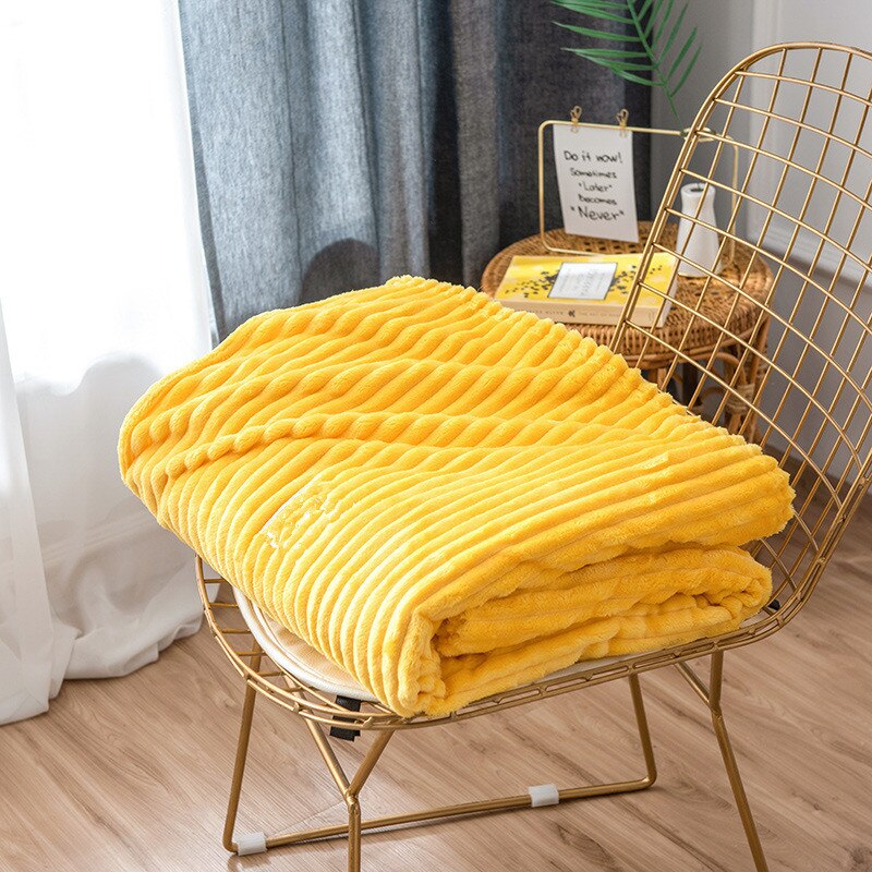 Winter Bed Vlakke Plaat Effen Kleur Zachte Flanellen Deken Warm Plaids Voor Bedden Thow Dekens Grote Maat 230*250cm