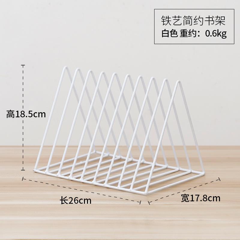 desktop metal gold bookshelf partition file finishing rack office storage cabinet: 1