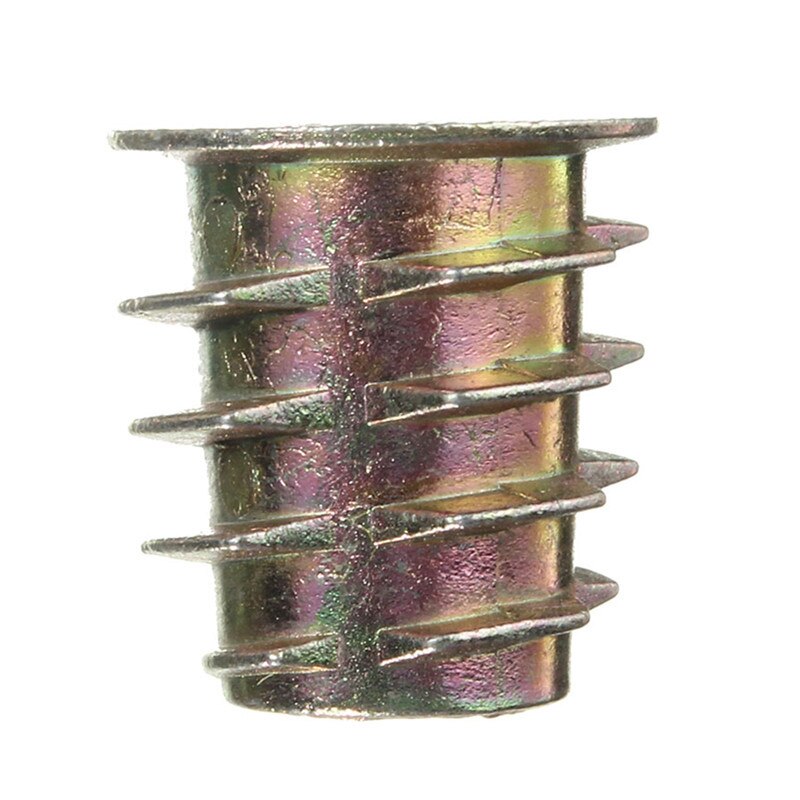 10pcs Zinc Alloy Hex Screw Set Insert Nut Wood Furniture Hex Socket Drive Head Screws Threaded For Wood Furniture