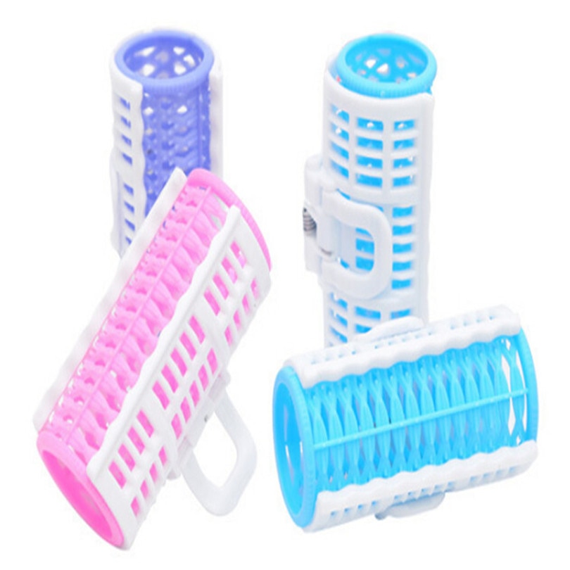 Cylindrical plastic hair volume hair curls toothed DIY hair curlers 3 a package Volume bangs tools