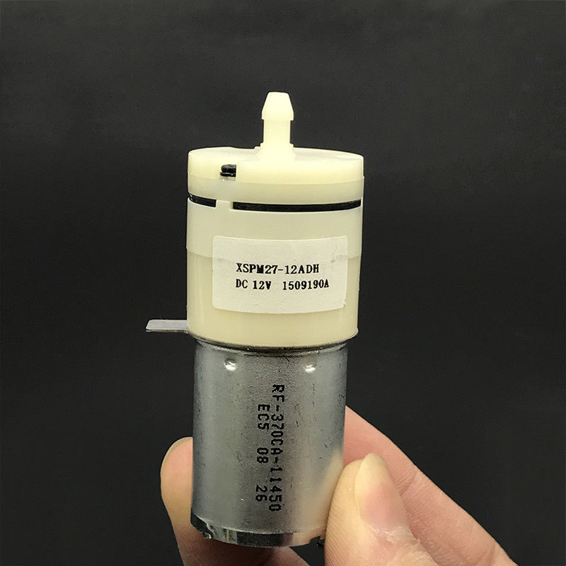 XSPM27-12ADH DC 6V 9V 12V Small Mini Air Pump Micro RF-370CA Motor 4.8mmshatf Oxygen Pump DIY Aquarium Water Fish Tank 70KPa
