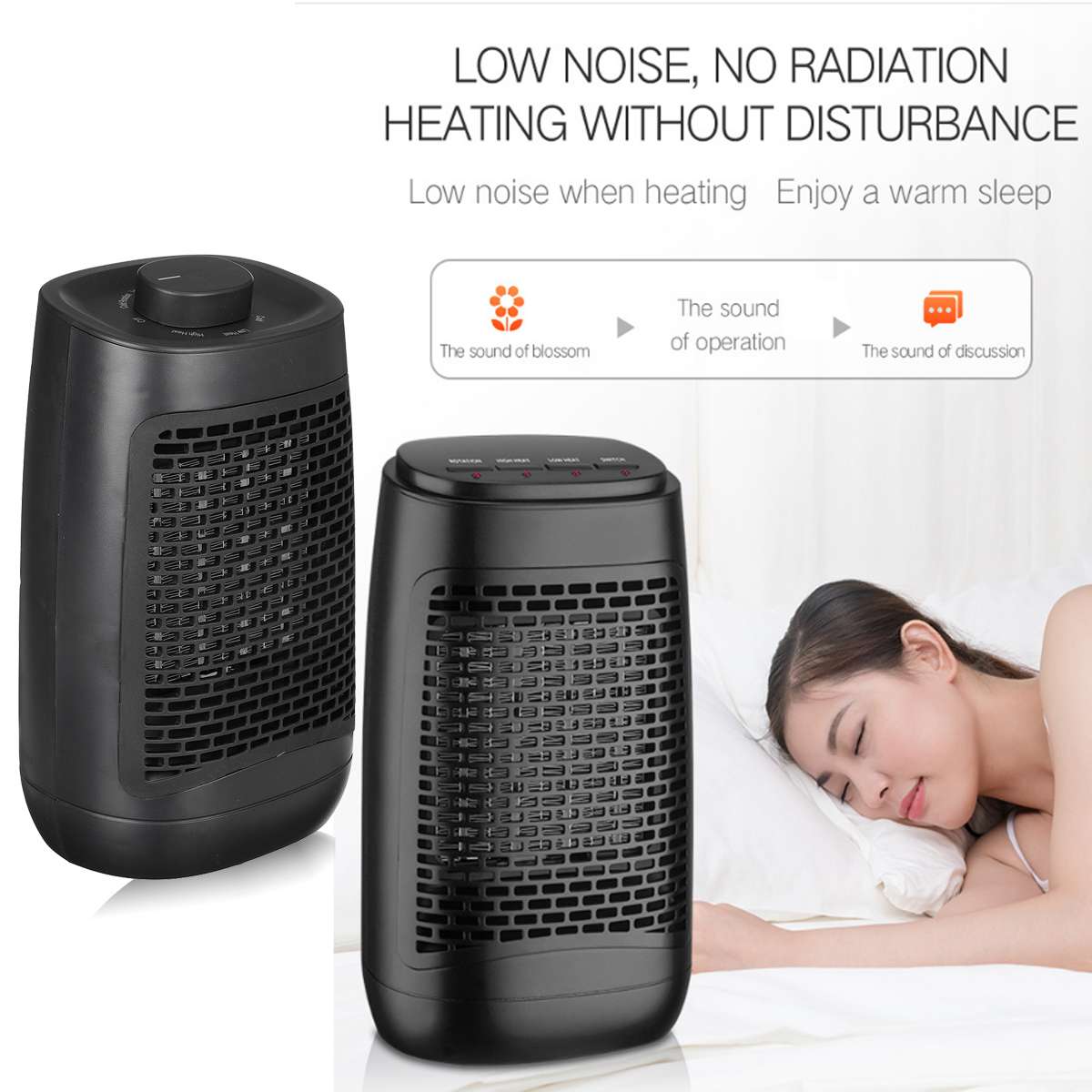 1200W High-power Elektrische Heizung Fan 3 Gänge Einstellbare 3 Sekunden Wärme Industrielle Heizungen Elektrische Zimmer Warme Luft heizung 220/110V
