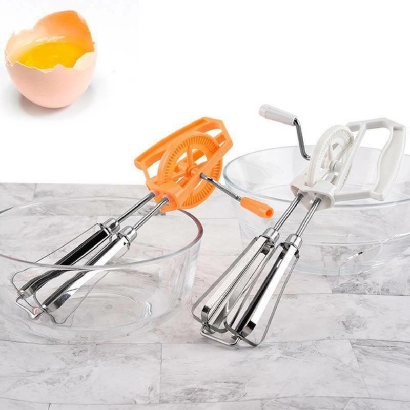 Hand mixer Rose Gold roestvrij staal Klopper van het Ei Hand Klop Mixer Kitchen Tools Butter Blender Hand mixer Rose Gold roestvrij staal Klopper van het Ei Hand Klop Mixer Kitchen Tools Butter Blender