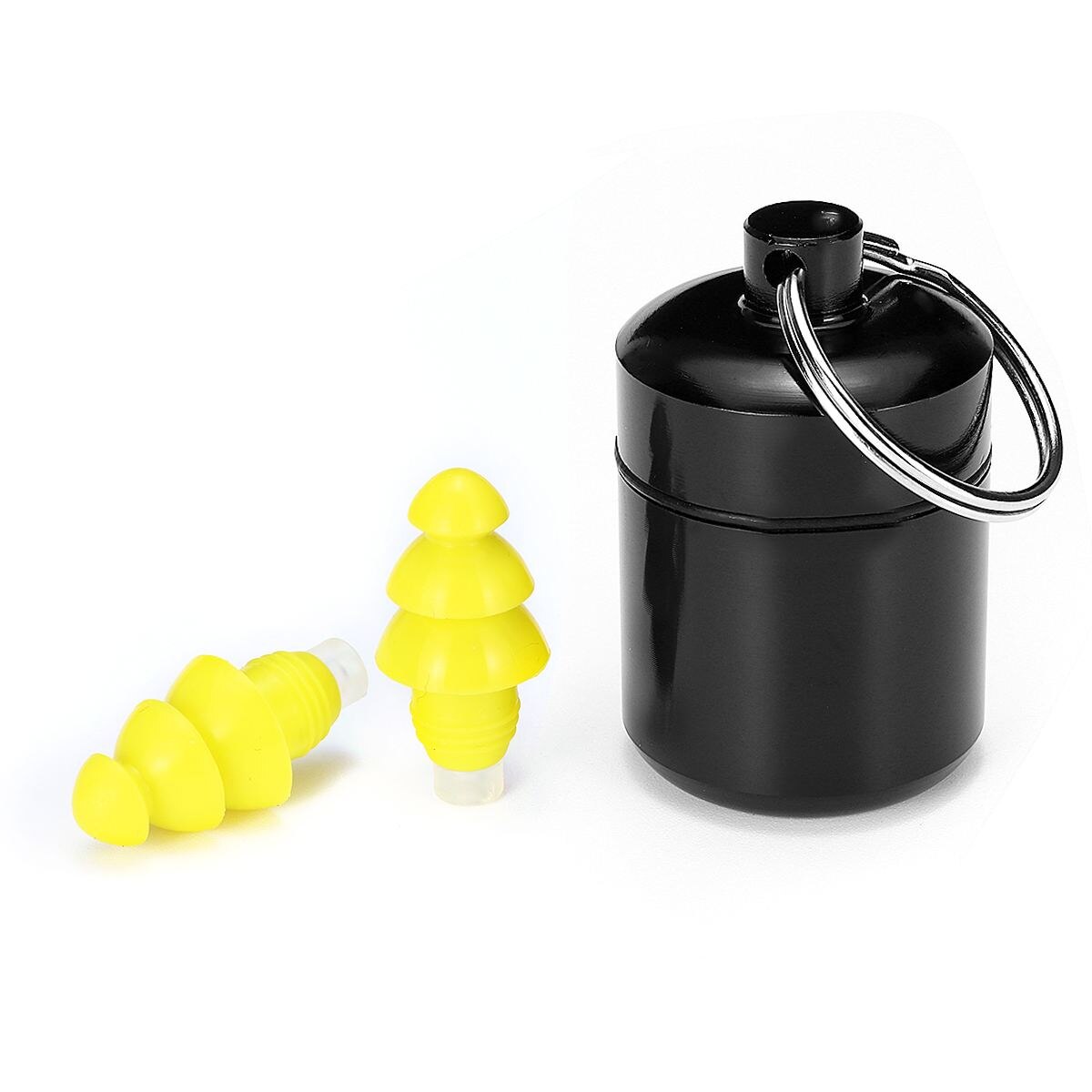 27db Soft Silicone Noise Cancelling Earplugs Swimming Diving Anti-Noise Ear Plug with Box for Sleeping Hearing Protection: YELLOW