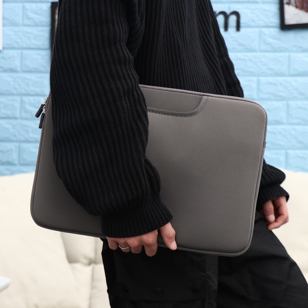 Laptop Bag Computer Sleeve Case Handbags Dual Zipper Shockproof Notebook Cover For Laptop MacBook Air Pro 11/13/14/15/15.6 inch