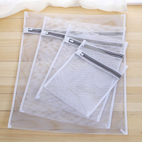 Mesh Laundry Bag Washing Cloth Protect Zipper Set Travel Storage Net Washing Bags Lingerie Saver Organizer