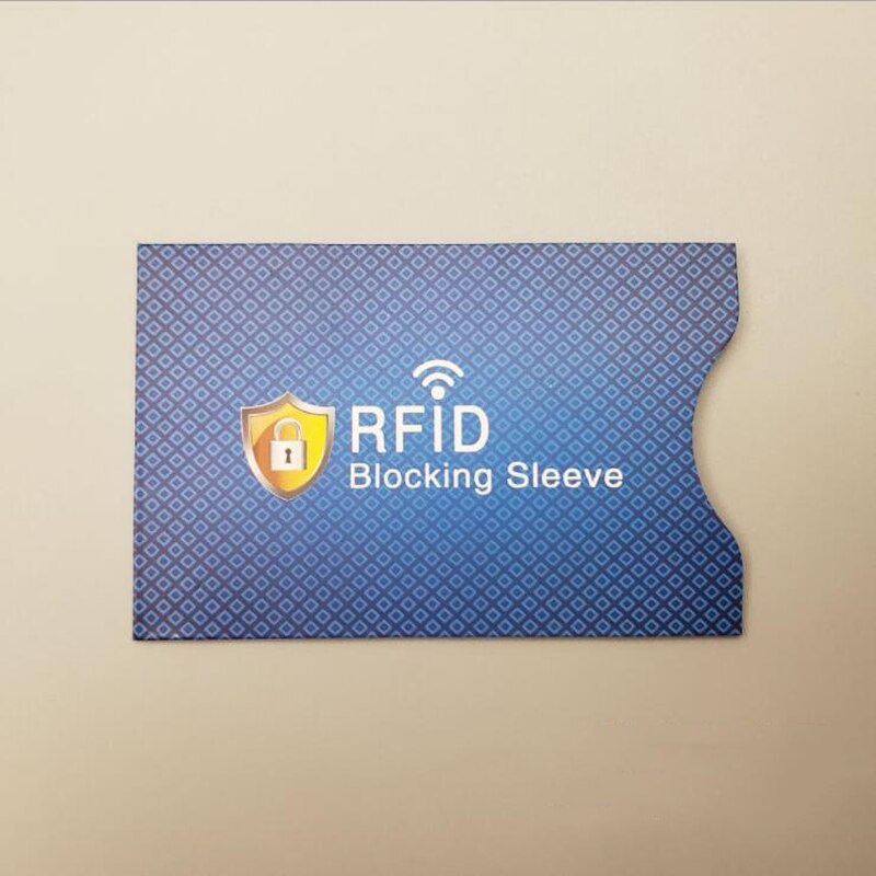 5PCS RFID Blocking Sleeves for ID Card Holder Shielding NFC Bank Credit Unauthorized Identity Theft Anti Degaussing Card Sleeve