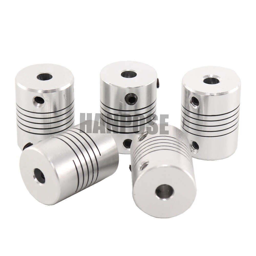 D19*L25 Aluminium CNC Stepper Motor Flexible Shaft Coupling Coupler Encoders Engraving Machine ID3 4 5 6 6.35 7 8 9 10mm