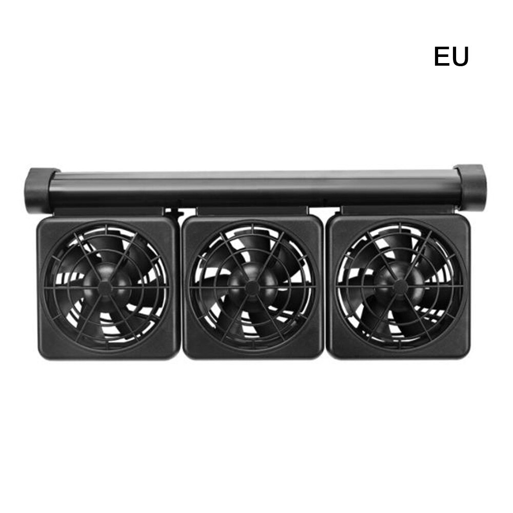 Verstelbare dompelbare aquariumkoeling en koelventilator aquariumkoeling geluidsarme radiator met beschermnet 1/2/3/4/5 koppen: Eu 3 hoofden