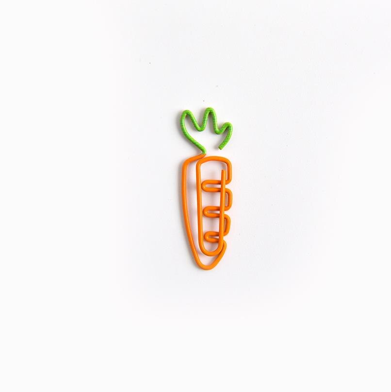 Trombone en forme de légume, deux couleurs, dessin animé, carotte, mignon