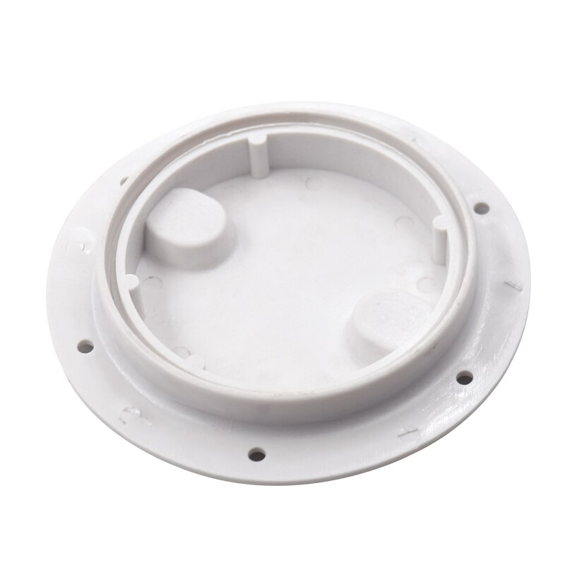 1 Piece ABS Inspection 4 Inch No Screw Round Anti-corrosive White Access Hatch Cover Deck Plate For Boat Yacht Marine Tight