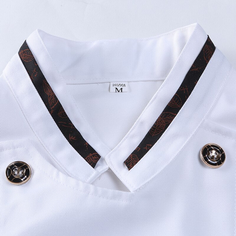 uniform long-sleeved catering hotel kitchen kitchen uniform fertilizer more men and women cook after qiu dong outfit